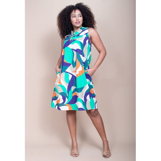 Vestido Midi Viscose Regata Piaf Brisa do Mar