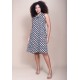 Vestido Midi Viscose Regata Piaf Festa das Margaridas