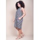 Vestido Midi Viscose Regata Piaf Festa das Margaridas