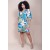 Vestido Curto Pequi Viscose Estampa Brisa Botânica