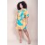 Vestido Curto Pequi Viscose Estampa Aurora Botânica