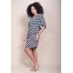 Vestido Curto Pequi Viscose Estampa Encanto das Margaridas