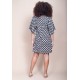 Vestido Curto Pequi Viscose Estampa Encanto das Margaridas