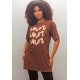 Camiseta Leg Marrom Amor