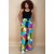 Calça Pantalona Elastic Embaú Estampa Jardim Azul