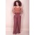 Calça Pantalona Viscose Marrom