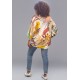 Kimono Viscose Manga Ampla Estampa Aurora Suave