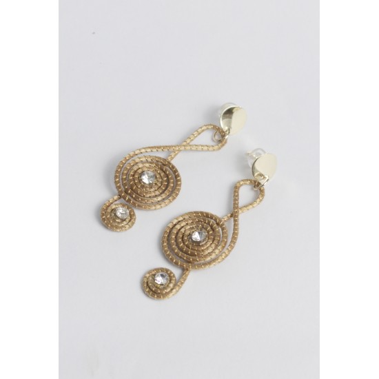 Brinco em Capim Dourado Clave de Sol