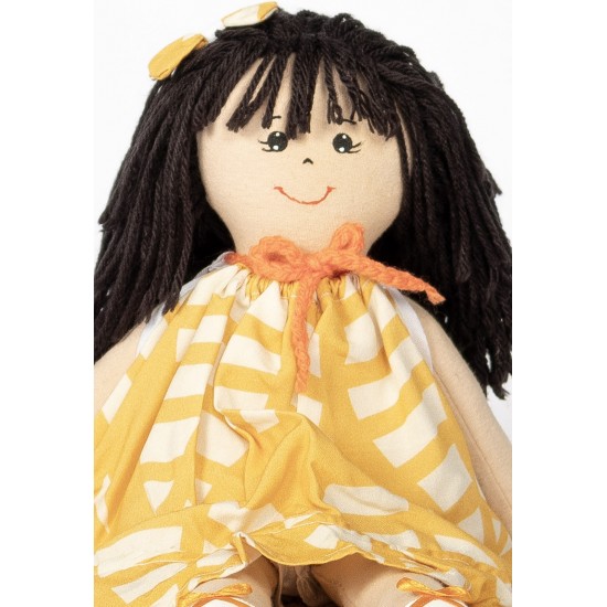 Boneca de Pano Manias Folhas da Caatinga - Artesã Vera