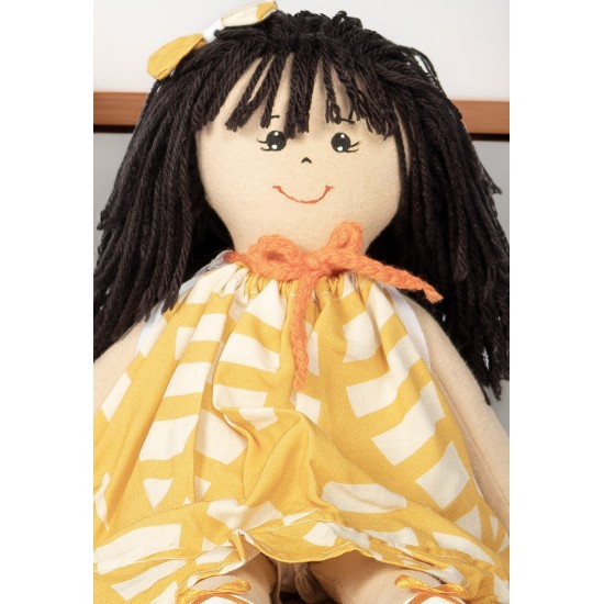 Boneca de Pano Manias Folhas da Caatinga - Artesã Vera