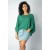 Blusa Caiobá Morcego Asa Delta Verde Esmeralda