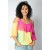 Blusa Regata Cacequi Babados Arco-Íris