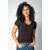 Blusa Baby Look Ceci Malha Preta