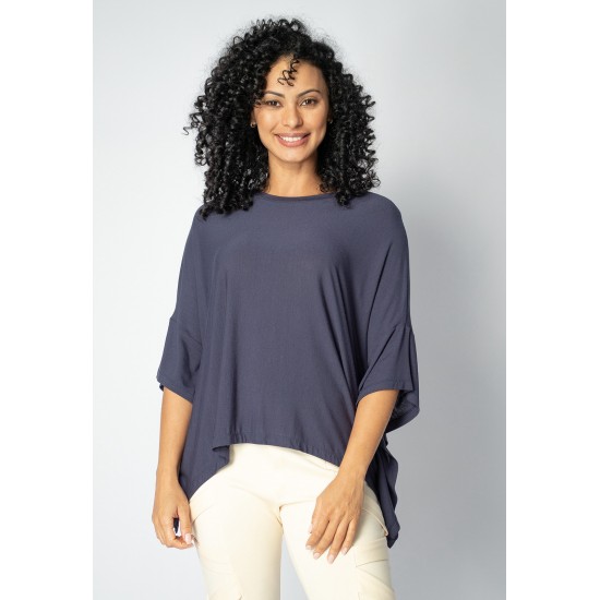 Blusa Asa Delta Malha Tupã Azul Marinho