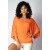 Blusa Ampla Morcego Guyrá Manga 3/4 Malha Laranja