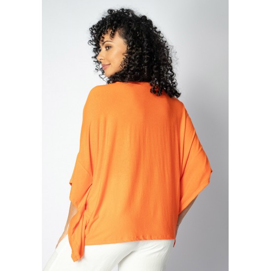 Blusa Asa Delta Malha Tupã Laranja
