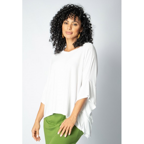 Blusa Asa Delta Malha Tupã Off White