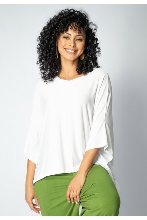 Blusa Asa Delta Malha Tupã Off White