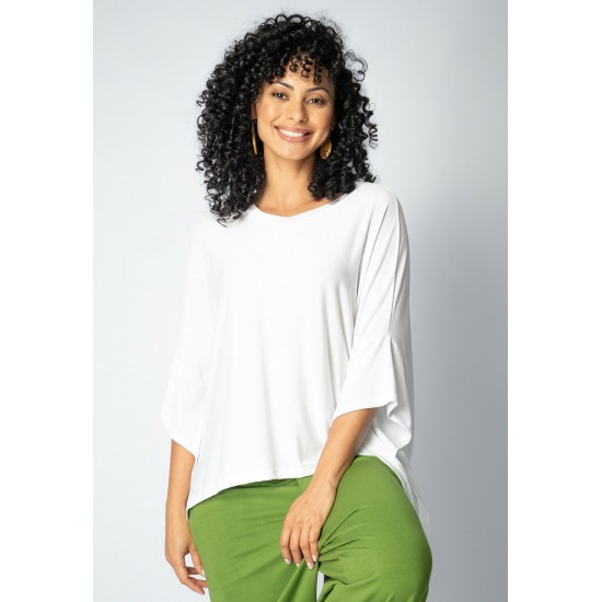 Blusa Asa Delta Malha Tupã Off White
