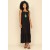 Vestido Regata Midi Bacaetava Viscose Preto