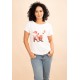 T-Shirt Malha Off White Porquinho