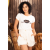 T-Shirt Malha Off White Cãozinho