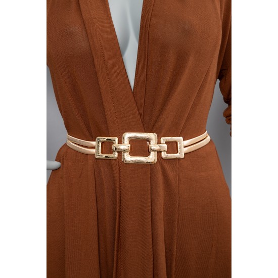 Cinto Mola Fivela Detalhada 