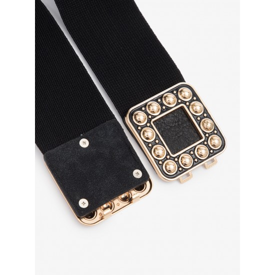 Cinto Elástico Fivela Detalhada 