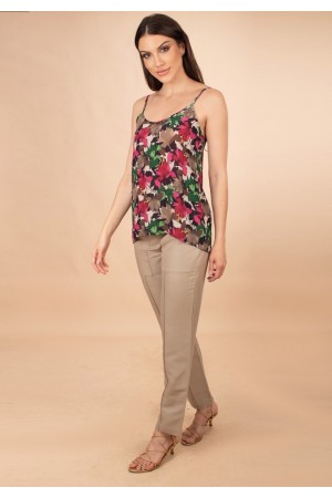 Blusa Regata Niterói Estampa Flores De Mel
