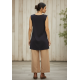 Blusa Regata Assimétrica Malha Preta
