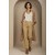 Calça Pantalona Kaolin Linho com Viscose Bege