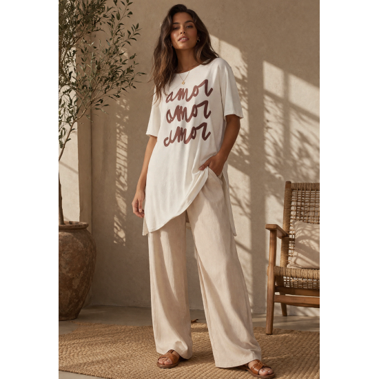 Camiseta Leg Off White Amor