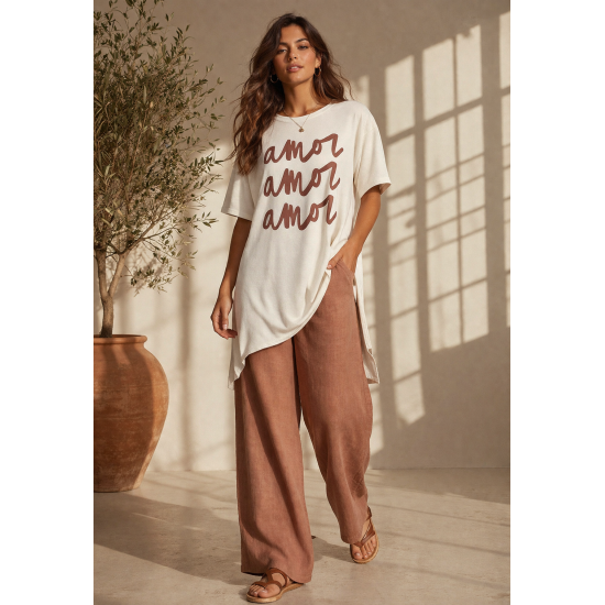 Camiseta Leg Off White Amor