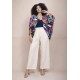 Kimono Viscose Manga Ampla  Estampa Aurora Urbana