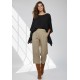 Blusa Poncho Baguari Amplo Preta