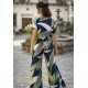 Calça Pantalona Granja Malha Estampa Selva Azul