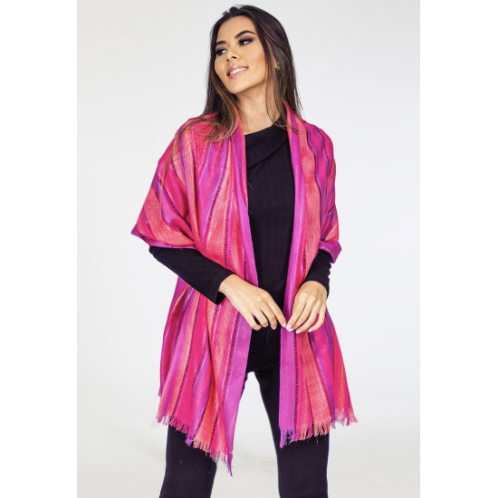Echarpe Lenço Feminino Panamá Colors Lilás