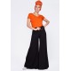 Calça Pantalona Granja Malha Preta