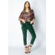 Calça Veludo Caaró Algodão Verde da Mata