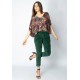 Calça Veludo Caaró Algodão Verde da Mata