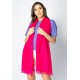 Echarpe Lenço Feminino Panamá Rosa Choque