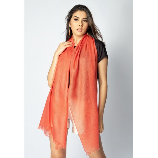 Echarpe Lenço Feminino Panamá Coral