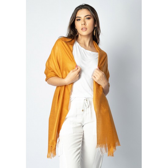 Echarpe Lenço Feminino Panamá Capim Dourado