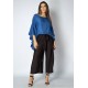Calça Envelope Dueré Pantacourt Viscose Preta