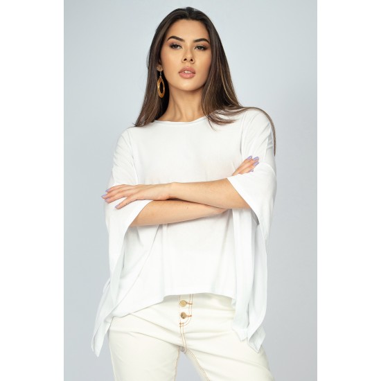 Blusa Asa Delta Malha Tupã Off White