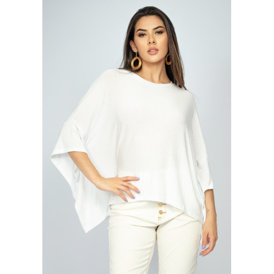 Blusa Asa Delta Malha Tupã Off White