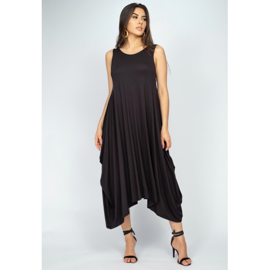 Vestido Saruel Regata Malha Preto