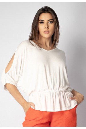 Blusa Mangaba Malha Branca