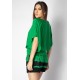 Blusa Morcego Malha Bororo Verde Light