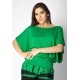 Blusa Morcego Malha Bororo Verde Light